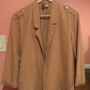 Light pink trench coat